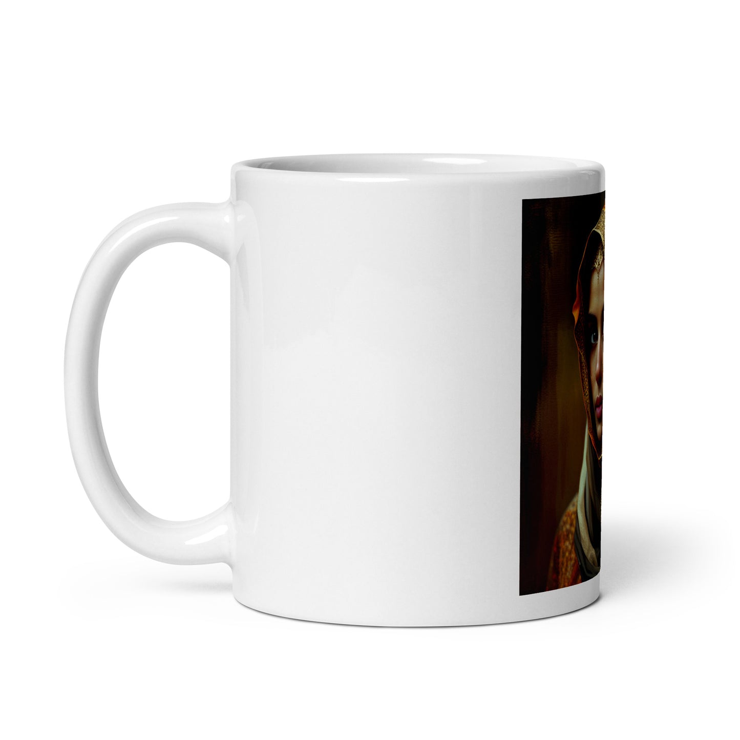 Women paiting Mug