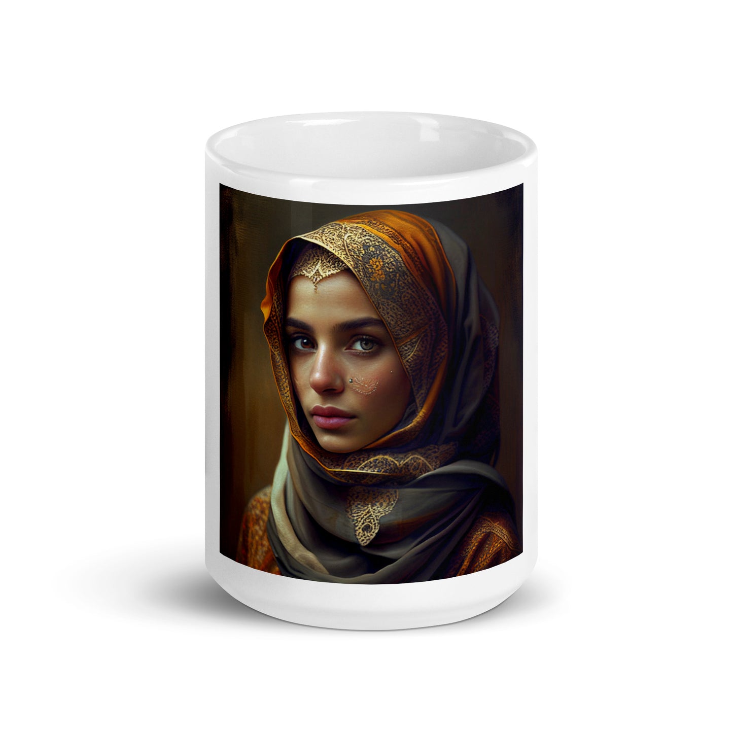 Women paiting Mug