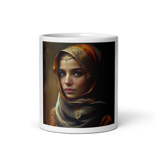 Women paiting Mug